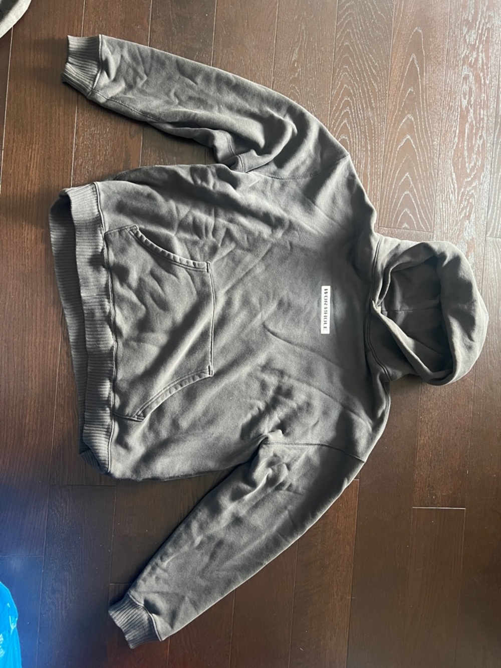 Black Hoodie with Center Logo Size L